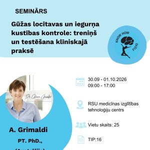 Gūžas locītavas un iegurņa kustības kontrole: treniņš un testēšana klīniskajā praksē