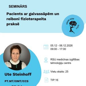 Pacients ar galvassāpēm un reiboni fizioterapeita praksē