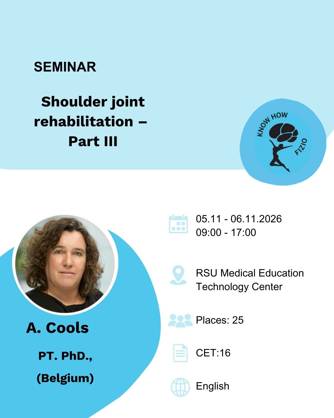 Shoulder joint rehabilitation: part III
